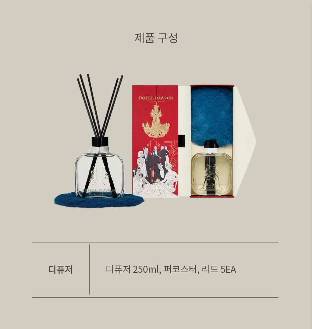 호텔도슨 디퓨저 더시크릿세션 250ml [소프트 플로럴 향] 상세페이지 4